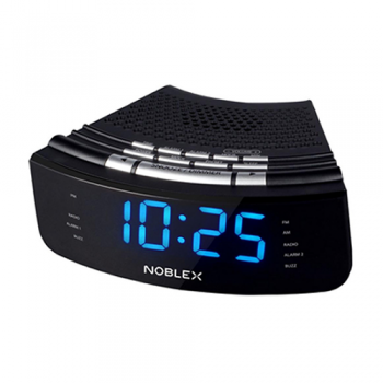 RADIO RELOJ DESPERTADOR NOBLEX RJ950 AM FM DOBLE ALARMA