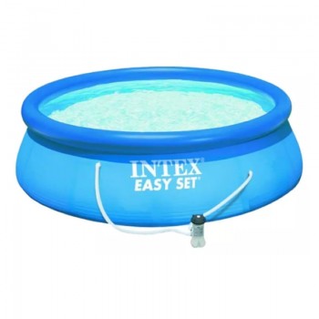 PILETA INFLABLE EASY SET INTEX BOMBA FILTRANTE 5621L 366X76