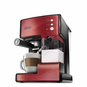 CAFETERA ESPRESSO LATTE OSTER 6601R ROJO 15 BARES