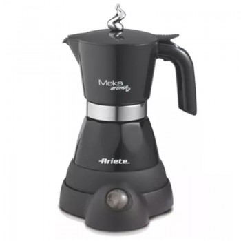 CAFETERA ARIETE 1358N MOKA AROMA NEGRO 2 TAZAS 400W