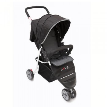 COCHE JOGGER BEBE LOVE 297 LIVIANO ECONOMICO COLOR GRIS