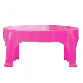 MESA RATONA INFANTIL DE PLASTICO CIRCULAR PUKET ROSA