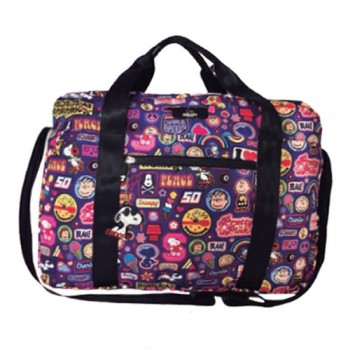 BOLSO ESTAMPADO MICROFIBRA SNOOPY SNP5318 PATCH