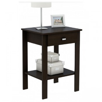 MESA DE LUZ DE UN CAJON CENTRO ESTANT MLSW WENGUE