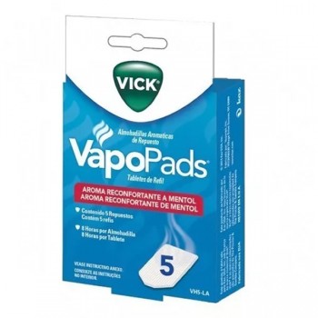 VAPOPADS 5 REPUESTOS ALMOHADILLAS VICK VH5LA