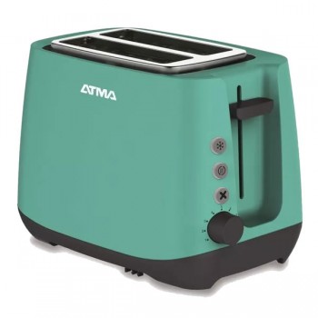 TOSTADORA ELECTRICA ATMA TO8016GE VERDE DE 7 NIVELES BANDEJA MIGAS