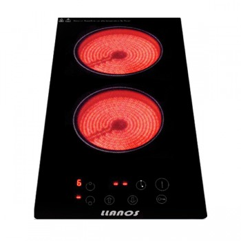 ANAFE VITROCERAMICO DE 2 HORNALLAS VERTICAL LLANOS TOUCH