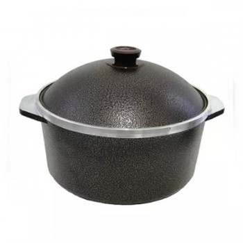 CACEROLA CON ASAS ALUMINIO BRONCE TEFLON