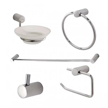 JUEGO DE SET DE BAÑO HYDROS ZEN METAL ACCESORIOS 5 PIEZAS