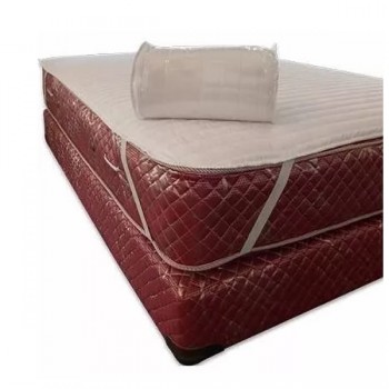 PROTECTOR CUBRE COLCHON SUAVESTAR MATELASEADO CON FAJA