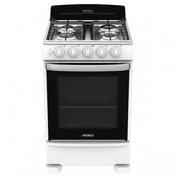 COCINA A GAS PATRICK CP6855B BLANCO 4 HORNALLAS 55CM