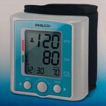 TENSIOMETRO DIGITAL DE MUÑECA PHILCO TM100 60 MEMORIAS