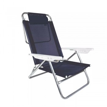 REPOSERA 6 POSICIONES CON ALMOHADON MOR SUMMER AZUL