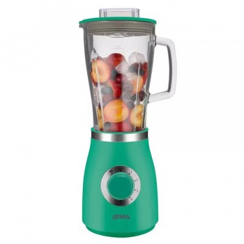 LICUADORA DE VASO CON JARRA DE VIDRIO ATMA LI8444GN VERDE