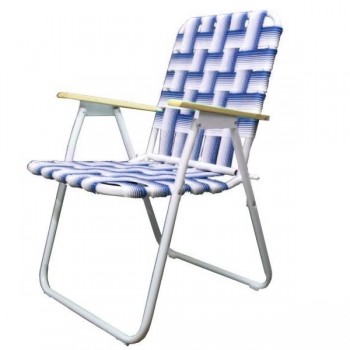 REPOSERA SILLON DE CINTAS 201 BRAZO DE MADERA