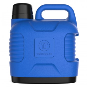 BIDON PLASTICO ISOTERMICO SUPERTERMO TERMOLAR AZUL DE 5LTS