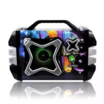 PARLANTE SANSEI PARTY STYLE SBT222 BLUETOOTH 30W FM CON MIC