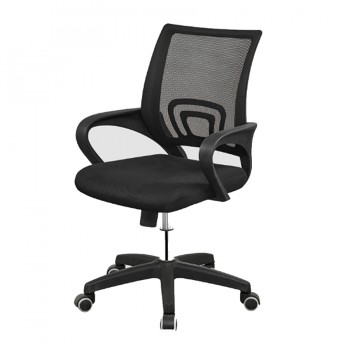 SILLA GIRATORIA MC001N NEGRO