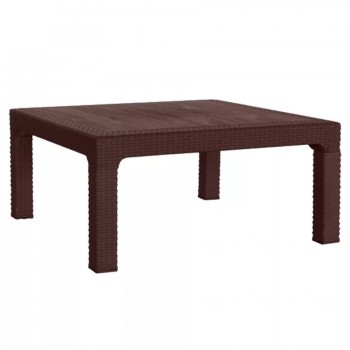 MESA RATONA PLASTICA CUADRADA LAURY NEPAL CHOCOLATE