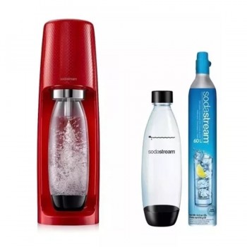 FABRICA DE GASEOSA SODASTREAM FIZZI RED BOTELLA CILINDRO A GAS