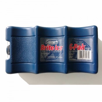 HIELO ARTIFICIAL PARA CAMPING PICNIC PLAYA COLEMAN BRITE ICE 6 PAK