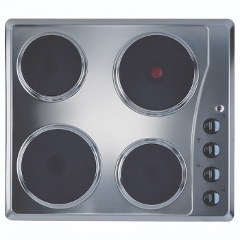 ANAFE ELÉCTRICO ARISTON HT 60 XA DE 4 HORNALLAS ACERO INOX