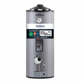 TERMOTANQUE SEÑORIAL ELECTRICO Y A GAS DUAL SOLUTION 50L