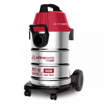 ASPIRADORA ULTRACOMB AST42 ASPIRA AGUA Y POLVO 1600W 42 LTS