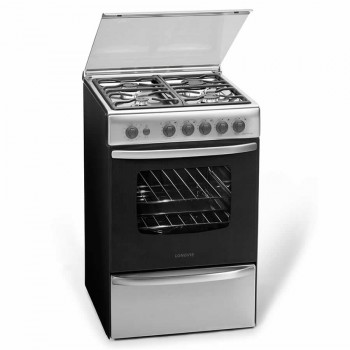 COCINA MULTIGAS LONGVIE 18500XF INOX 56CM ENCENDIDO UNA MANO