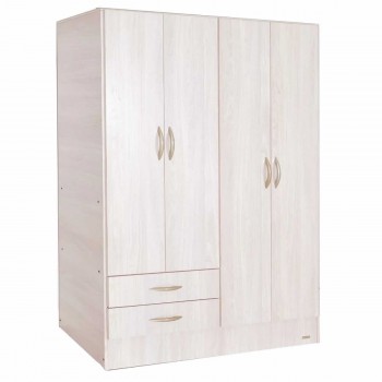 PLACARD PLATINUM 914 GRIS ANDINO 4 PUERTAS 2 CAJONES