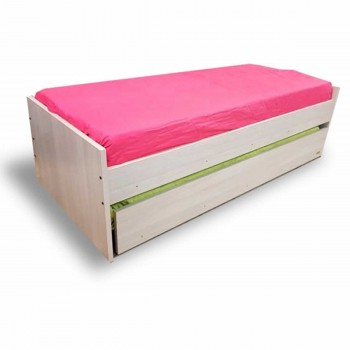 DIVAN CAMA PLATINUM 957 GRIS ANDINO 2CAMAS
