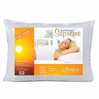 ALMOHADA ALTENBURG SUPREME 50 X 70 INODORA ANTI-MOHO LAVABLE