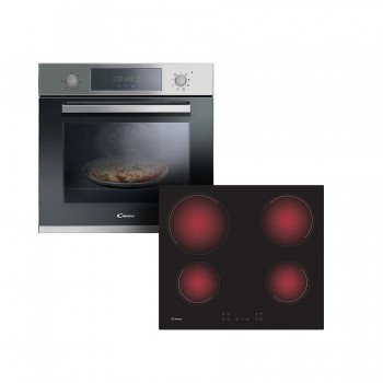 COMBO HORNO ELÉCTRICO CANDY FCP605XL + ANAFE VITROCERÁMICO