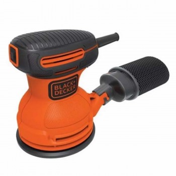 LIJADORA ROTO ORBITAL BLACK DECKER BDERO100 180W LIJA 125MM