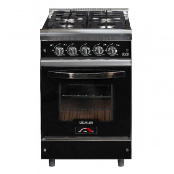 COCINA INDUSTRIAL A GAS USMAN BLACK NIGHT 550 CON VISOR
