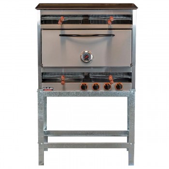 HORNO MULTIPLE 8 MOLDES DOBLE CARLITERA USMAN H8 CON PATAS