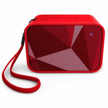 PARLANTE INALÁMBRICO PORTATIL PHILIPS BT110R/00 ROJO