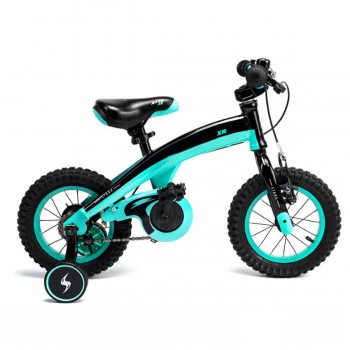 BICICLETA NIÑO RODADO 12 STARK HYPPER XR TURQUEZA RUEDITAS