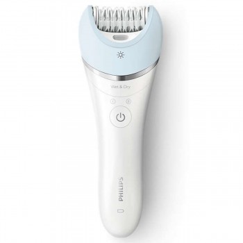 DEPILADORA PHILIPS WET & DRY BRE605/00 SIN CABLE Y RECARGABLE PARA PIERNAS Y CUERPO