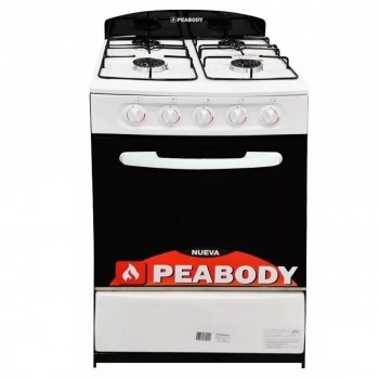 COCINA A GAS NATURAL PEABODY LC56 BLANCA 56CM