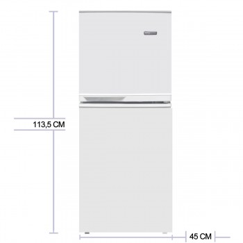 HELADERA CON FREEZER KANJIHOME KD108F 125LTS