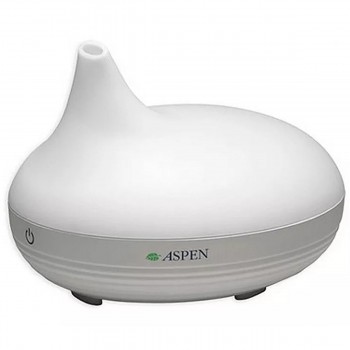 AROMATIZADOR ULTRASONICO ASPEN PURE OVAL 80ML LUCES LED RGB