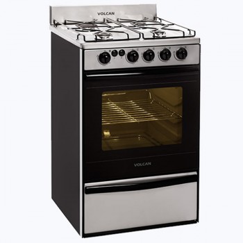 COCINA MULTIGAS VOLCAN 89673VM ACERO INOX 55 CM