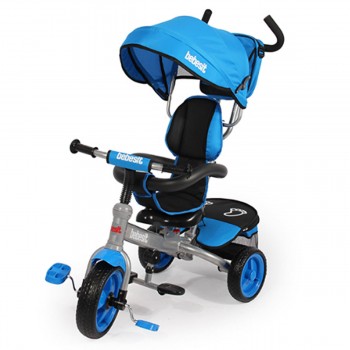 TRICICLO INFANTIL CON MANIJA DIRECCIONAL BEBESIT JOY CELESTE