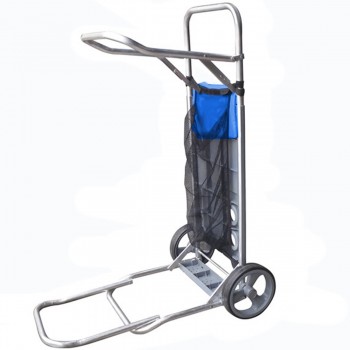 CARRITO DE MESA PARA PLAYA DE ALUMINIO PORTATIL PLEGABLE CON RED BOTAFOGO