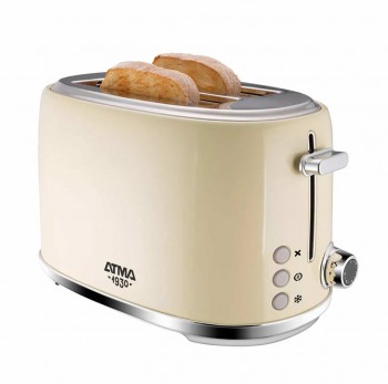 TOSTADORA ELECTRICA ATMA VINTAGE TO9118VN 2 BOCAS 6 NIVELES