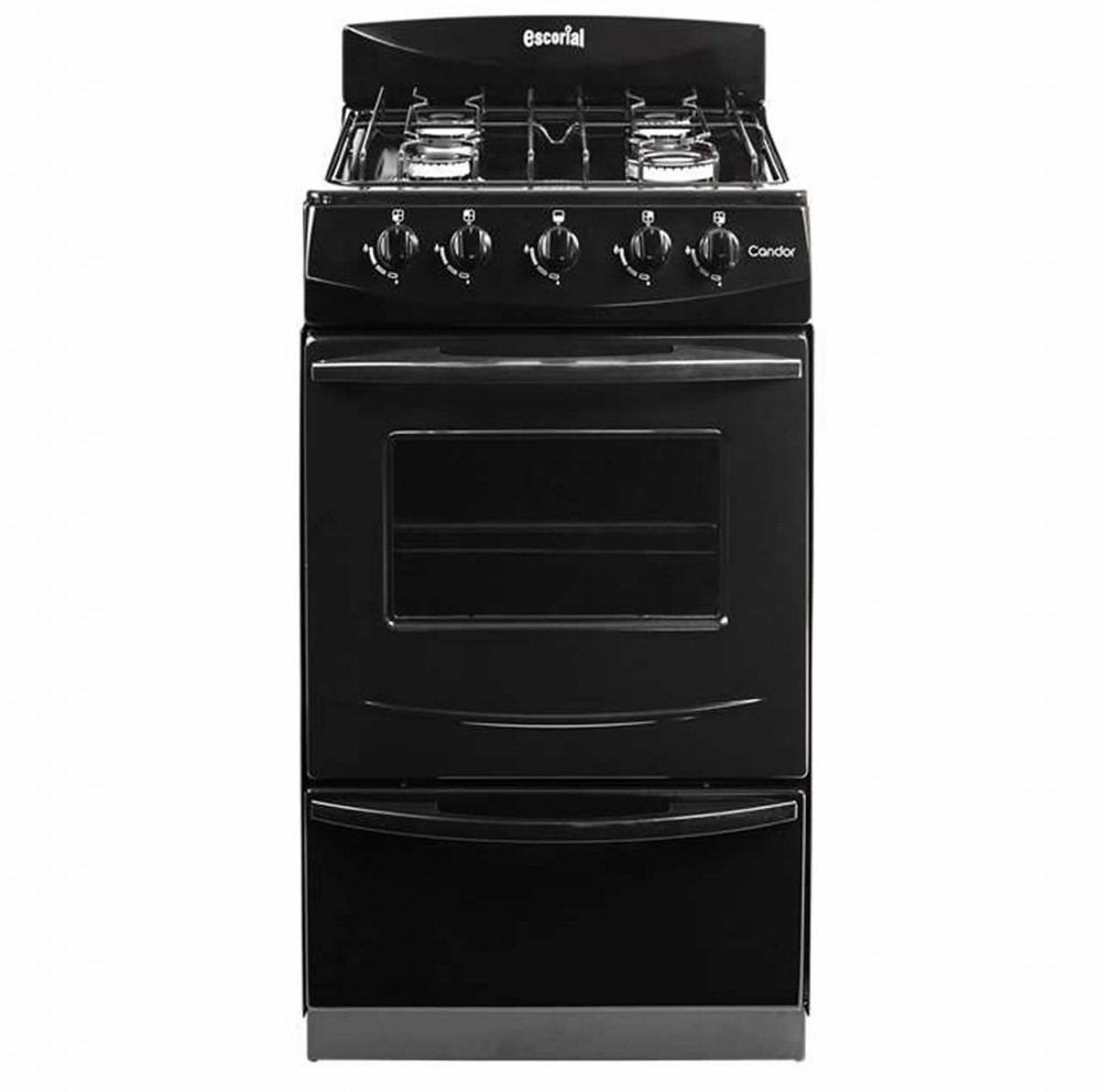 Cocina de Gas Natural Escorial Candor S2 Negra