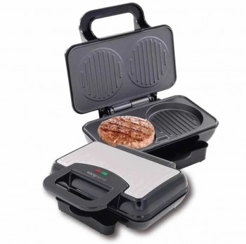 HAMBURGUESERA KANJI HOME 900W DE 2 HAMBURGUESAS DE 180GR