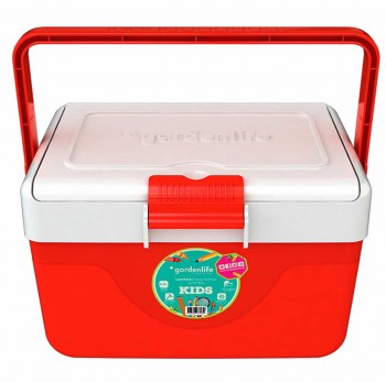 CONSERVADORA LUNCHERA ESCOLAR GARDEN LIFE 6,7 LITROS ROJO