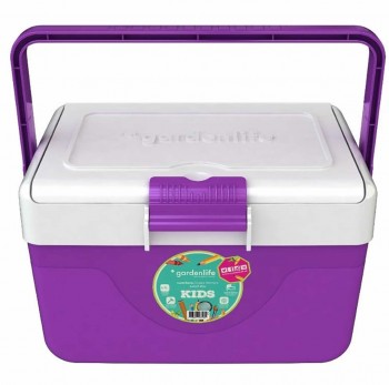 CONSERVADORA LUNCHERA ESCOLAR GARDEN LIFE VIOLETA 6,7 LITROS